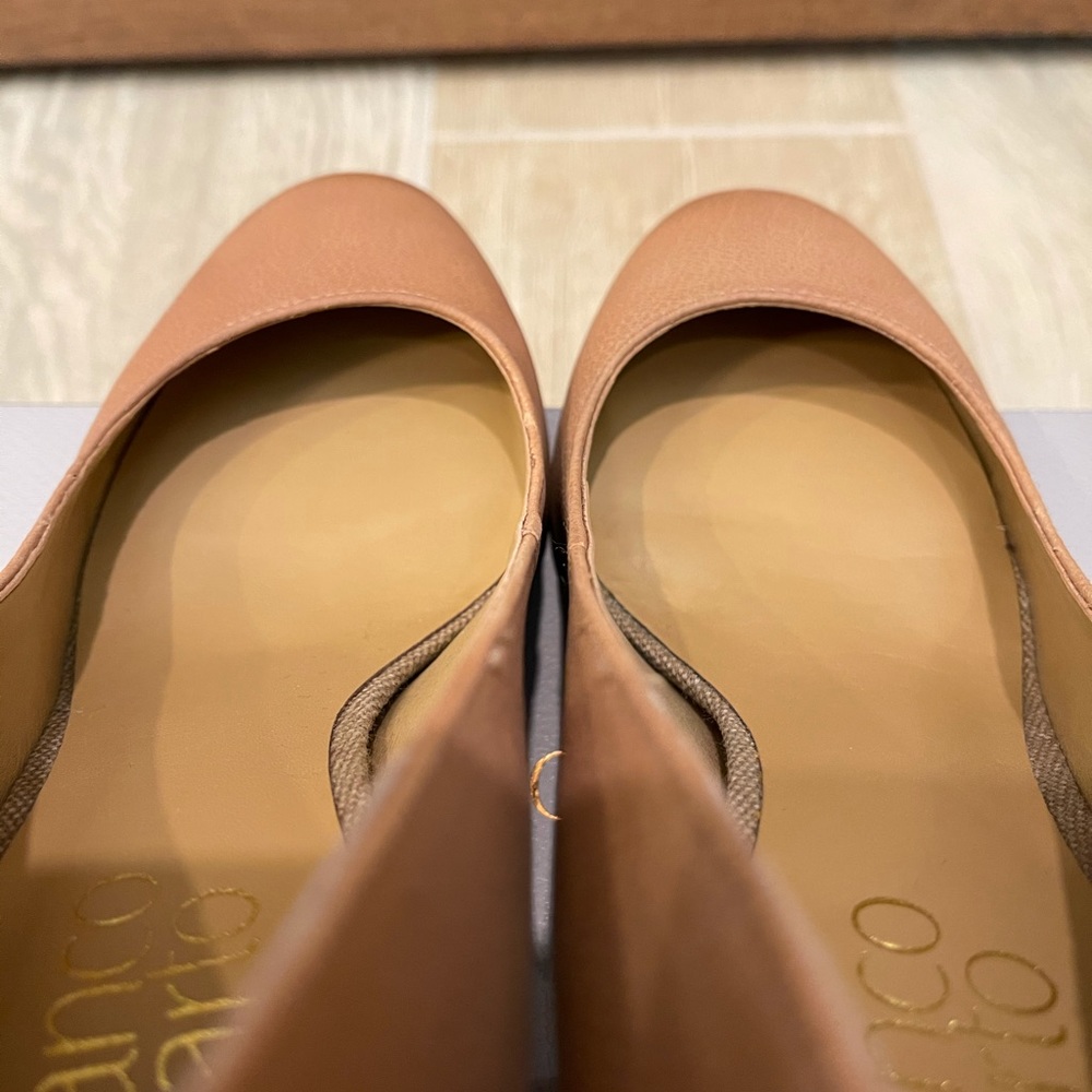 Franco Sarto Optimum Tan leather heels size 6 NWT - Picture 9 of 11